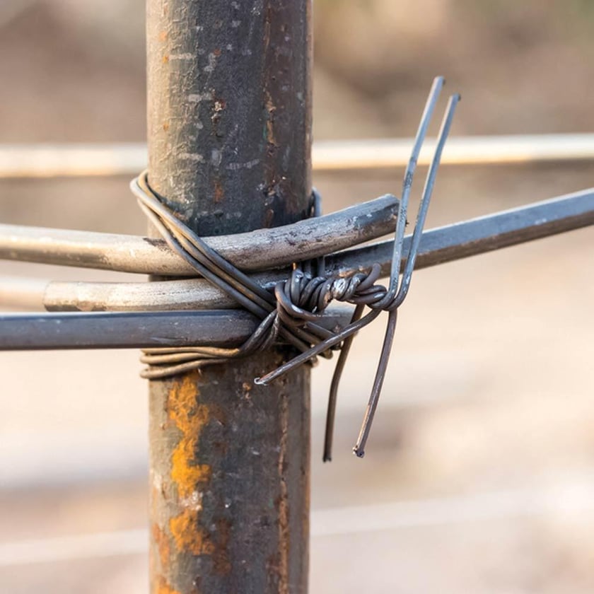 Los tipos de alambre más usados en la construcción