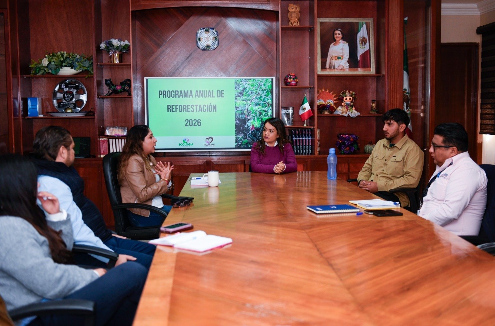 Villagrán impulsa proyecto ambiental rumbo a 2026 con apoyo del sector empresarial