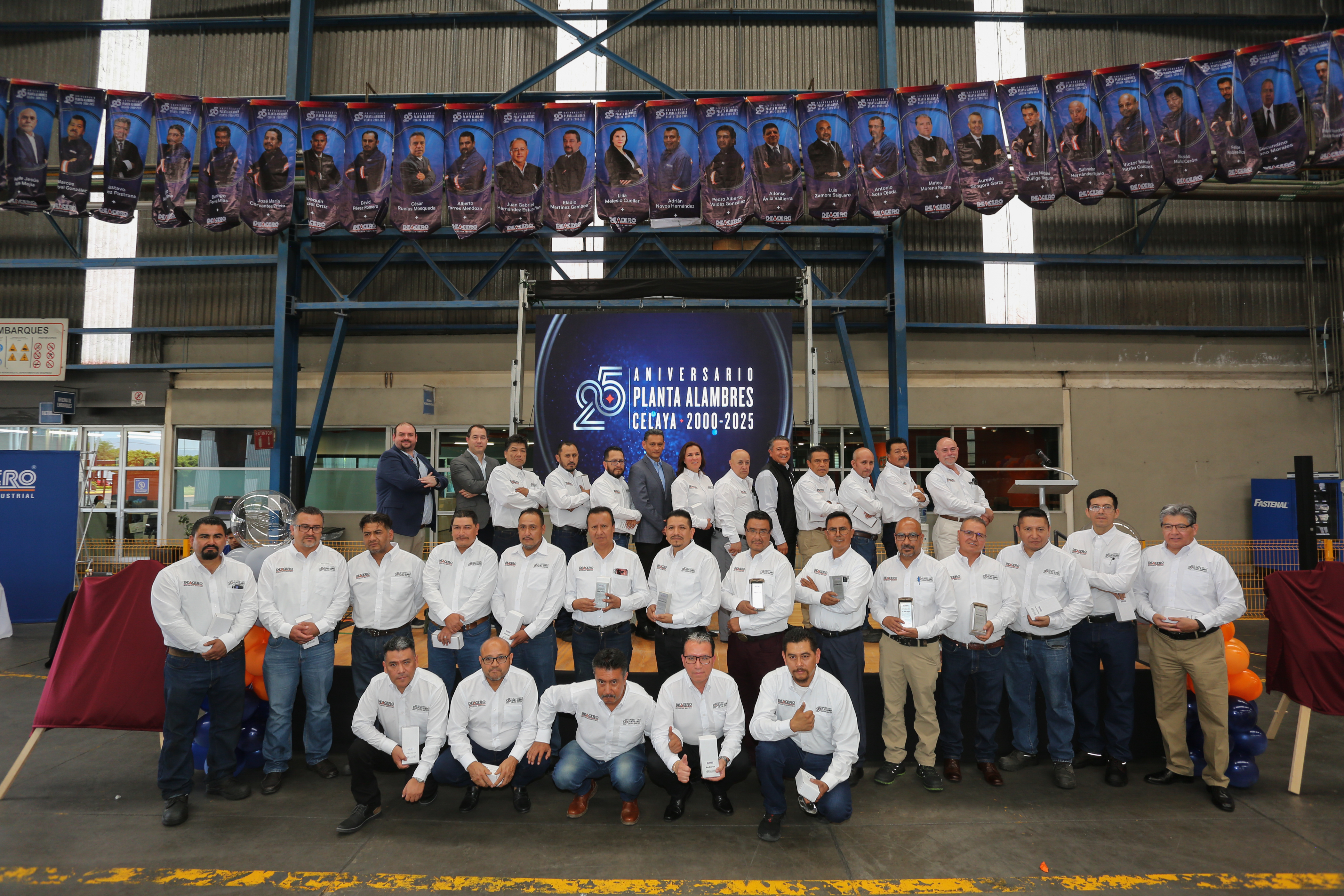 Planta Alambres Celaya celebra 25 años de historia, compromiso y liderazgo en la industria del alambre.